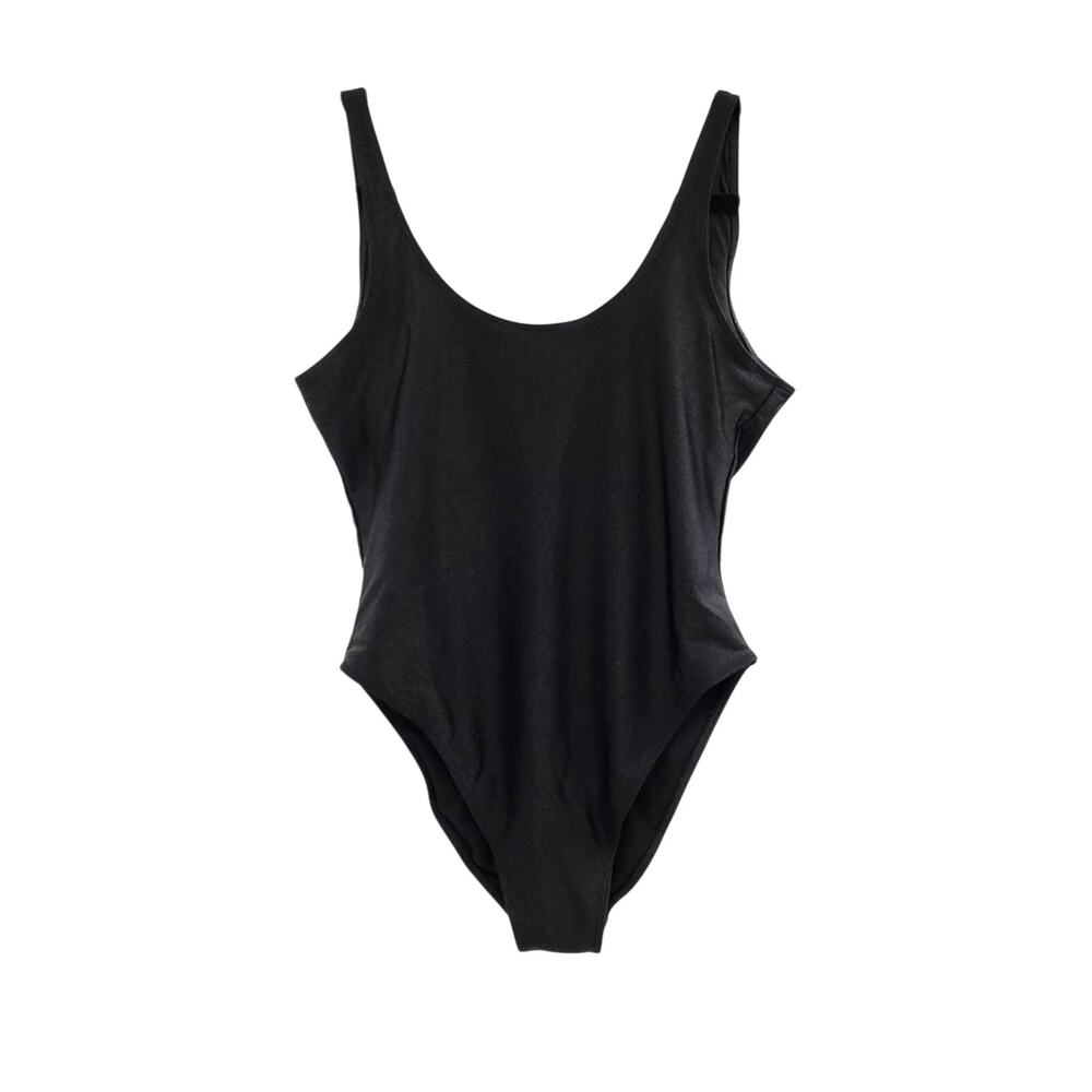Dixperfect Malibu Retro Inspired Highcut Low Back One Piece Swimsuit Bodysuit XL